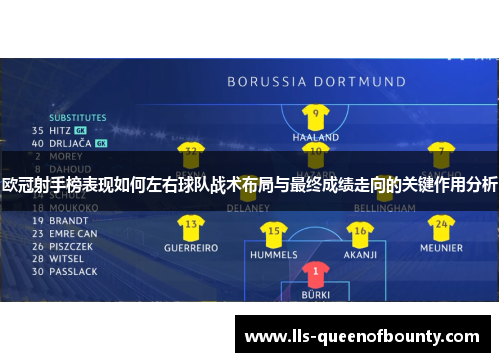 欧冠射手榜表现如何左右球队战术布局与最终成绩走向的关键作用分析 欧冠射手榜表现如何左右球队战术布局与最终成绩走向的关键作用分析